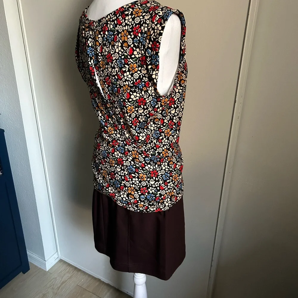 Maeve by Anthropologie Cap Sleeve Floral Print Tie Waist Back Wrap Blouse - Picture 7 of 14